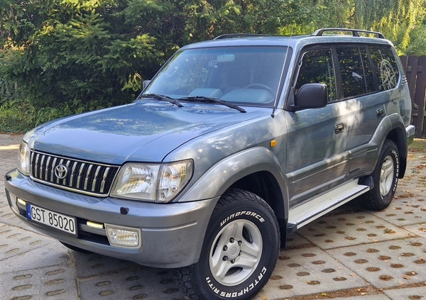 Toyota Land Cruiser cena 59900 przebieg: 214555, rok produkcji 1999 z Kowary małe 781